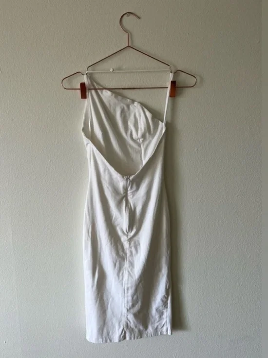 Superdown Revolve Brynn Ruched Midi Dress in White XS - Picture 10 of 10